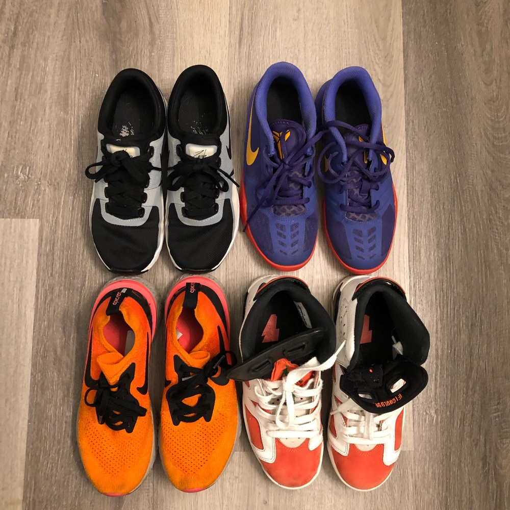 Nike women’s shoes size 5.5 Kobe Jordan iv air max